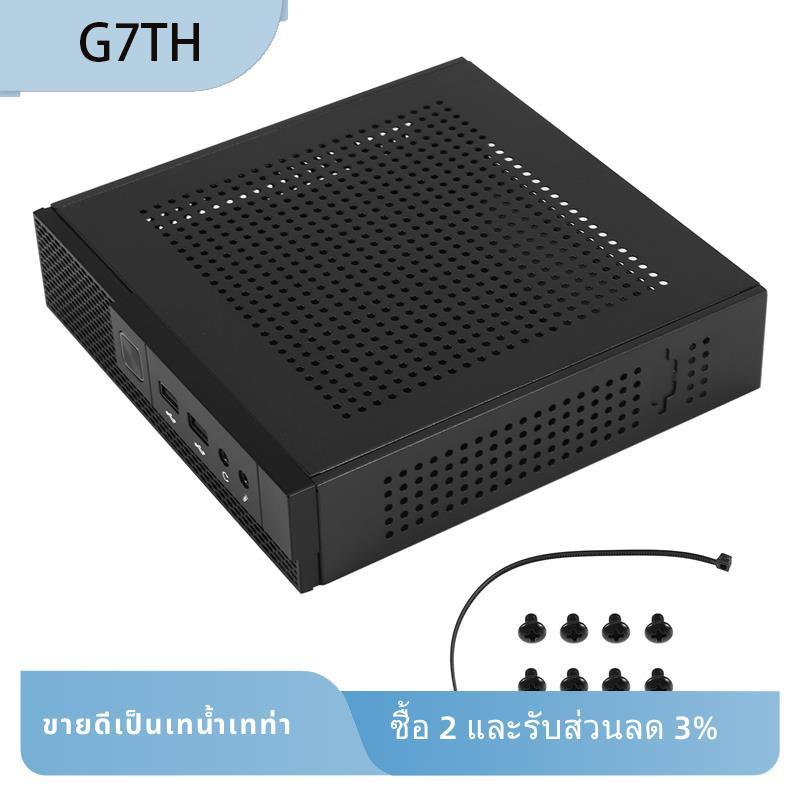 ITX เคสคอมพิวเตอร์ TX02 Mini Desktop Case ควบคุมอุตสาหกรรม HTPC Case