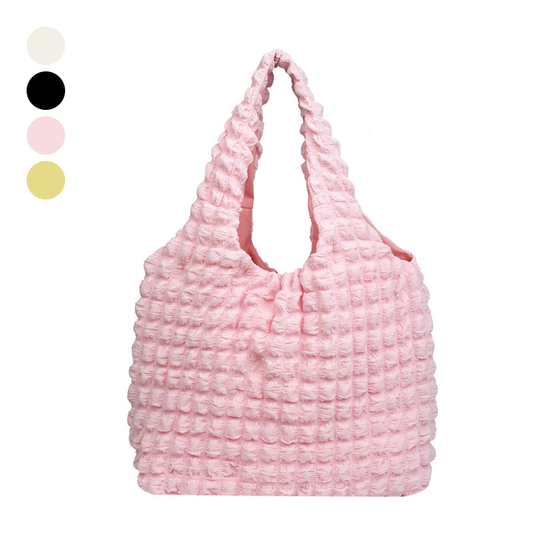 [พร้อมส่ง] กระเป๋าก้อนเมฆ กระเป๋าสะพายไหล่ผู้หญิง นุ่มนิ่มใบใหญ่ จุของได้เยอะ ใส่ไอแพดได้ สไตล์เกาหลี ทันสมัย