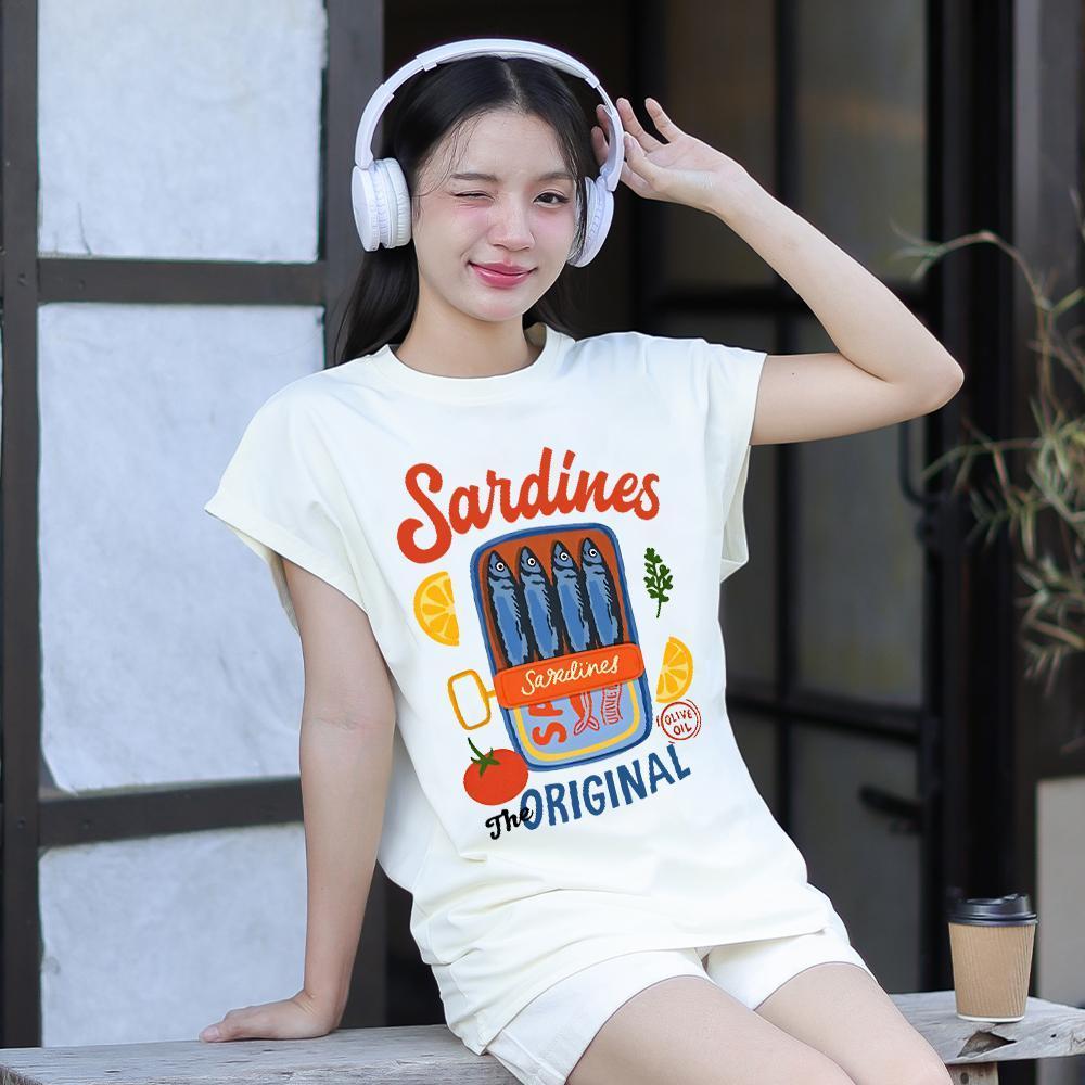 Sea.Tee เสื้อผู้หญิงแบบใหม่ แขนกุด คอกลม ผ้าCOTTON ลาย 'SANDINES' ระบายอากาศดี เนื้อผ้าคุณภาพสูง 2026
