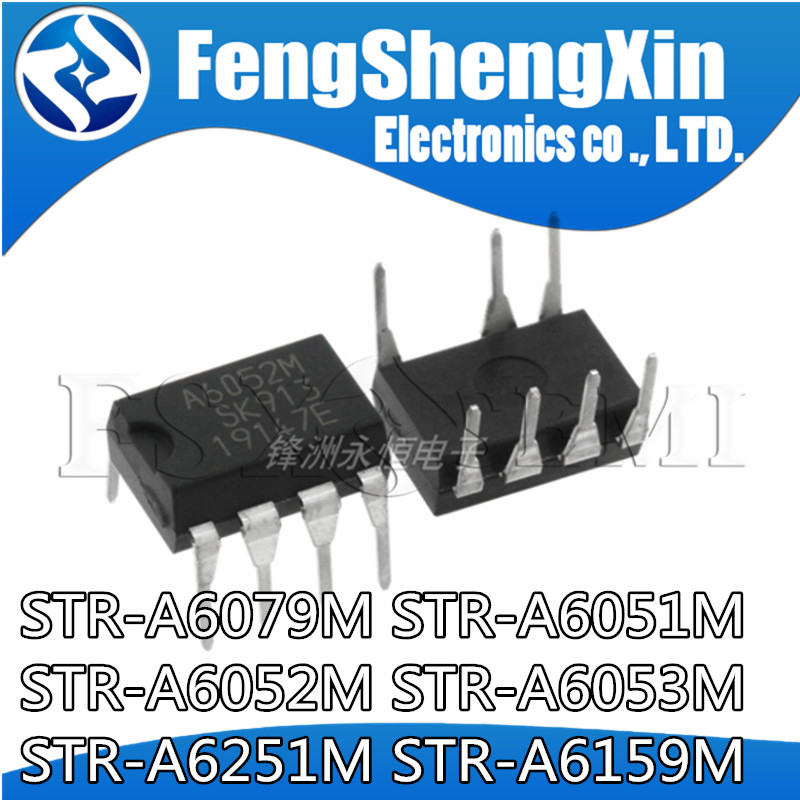 10 ชิ้น A6079M DIP-7 STR-A6079M A6079 DIP STR-A6051M STR-A6052M STR-A6053M STR-A6251 STR-A6159M A605