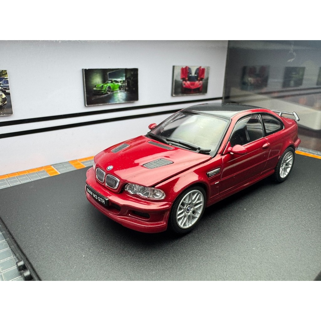 [สต๊อกพร้อม] 1: 43 BMW m3 gtr Car Model Mini Cut minichamps [ยี่ห้อ] Mini Cut minichamps [วัสดุ] All