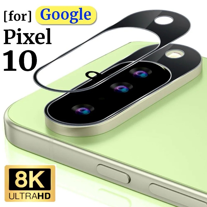 1-3Pcs 3D เลนส์กระจกนิรภัยสําหรับ Google Pixel 10 9 Pro XL HD Black Edge ป้องกันกล้องสําหรับ Google 