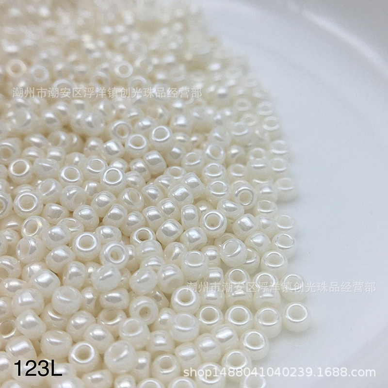 Dongbao TOHO ลูกปัด 1.5mm2mm ลูกปัดข้าวแก้ว DIY เสื้อผ้าอุปกรณ์เสริมลูกปัดลูกปัดลูกปัดหลวม 15/0 123L