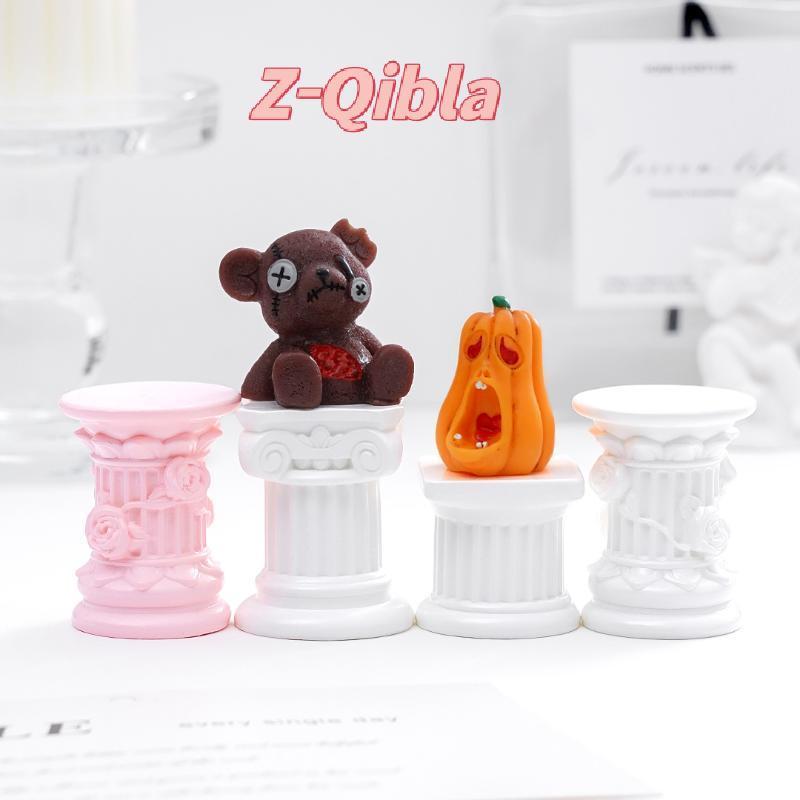 [Z-Qibla-t] เสาโรมันคอลัมน์กรีกรูปปั้นPested CandlestiยืนFigurineประติมากรรมบ้านในร่มDinning Roomสวน