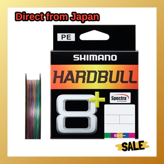 Direct From Japan Shimano PE Line Hard Bull 8+ 300m LD-M78Y No.3 (62.7lb) 5 colors