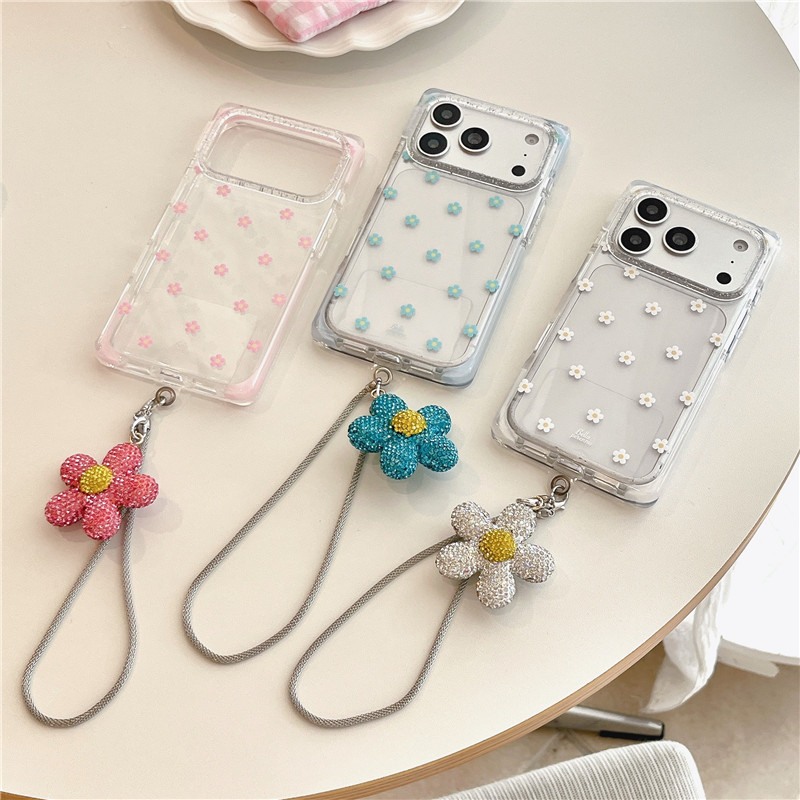 IPhone 17 Pro max เคสโทรศัพท์กระบวนการ IMD แบบด้านดอกไม้เล็กๆ