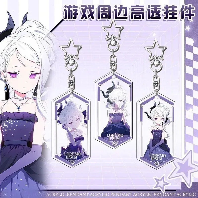 Blue Archive Blue Archive Rina พวงกุญแจดาวอะคริลิคจี้ตกแต่งกระเป๋าเป้สะพายหลัง