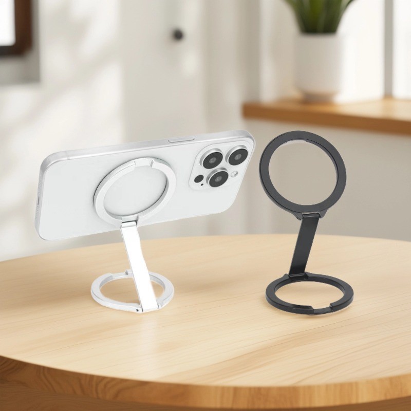 ขาตั้งเดสก์ท็อปแบบพกพาขาตั้งแม่เหล็กสองด้านสําหรับนาฬิกาละคร Lazy ขาตั้งโทรศัพท์สําหรับขาตั้งโทรศัพท