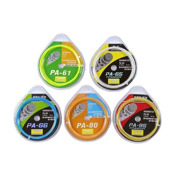 ไม้แบด ลูกแบด แบดมินตัน Jiyi Badminton Line PA95 Line 65 Line High Pound Play-Resistant 61 Elastic 6