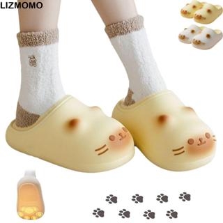 รองเท้าแตะตุ๊กตาแมวน่ารัก LIZMOMO กันน้ำและอบอุ่น สำหรับใช้ใ…