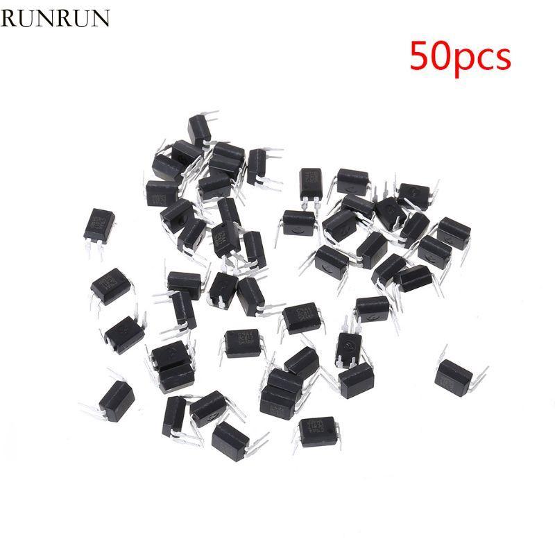 RUN 50pcs PC817 PC817C PC817 C PC817 LTV817 K1010B Optocoupler สําหรับ Sharp