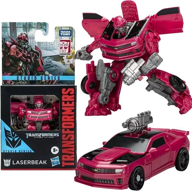 พร้อมสต็อก Hasbro Transformers Toy SS86 Core Level Laser Bird Pink Bumblebee Action Figure Figure Mo