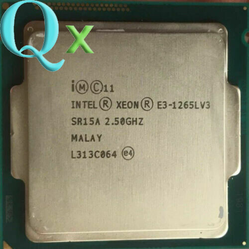 Upgrade Gaming CPU Xeon E3-1265L V3 โปรเซสเซอร์ CPU LGA1150 45W 22nm 2.5 GHz Quad-Core