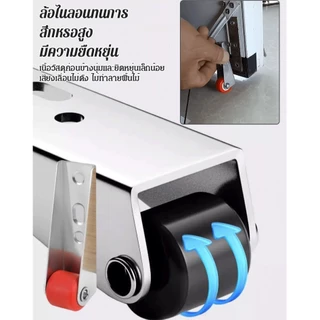 [100% authentic]【อุปกรณ์ยก】ล้อเลื่อนรองรับประตู รอกล้อบานเลื่อนประตูบานเลื่อนแบบแบน ล้อบาน ล้อประตูยืดพร้อมก้าน