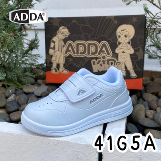 🛵ส่งทันที 2 ชม.🏪💫รองเท้านักเรียน ADDA 41A05/41G5A รองเท้านักเรียนอนุบาล ขาวล้วน-ดำล้วน Size25-35