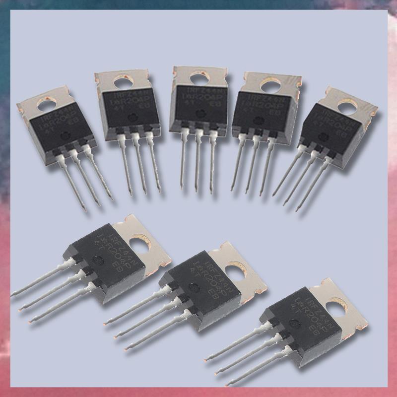10 ชิ้น IRFZ44N IRFZ44 Power ทรานซิสเตอร์ MOSFET N-Channel 49A แอมป์ 55V