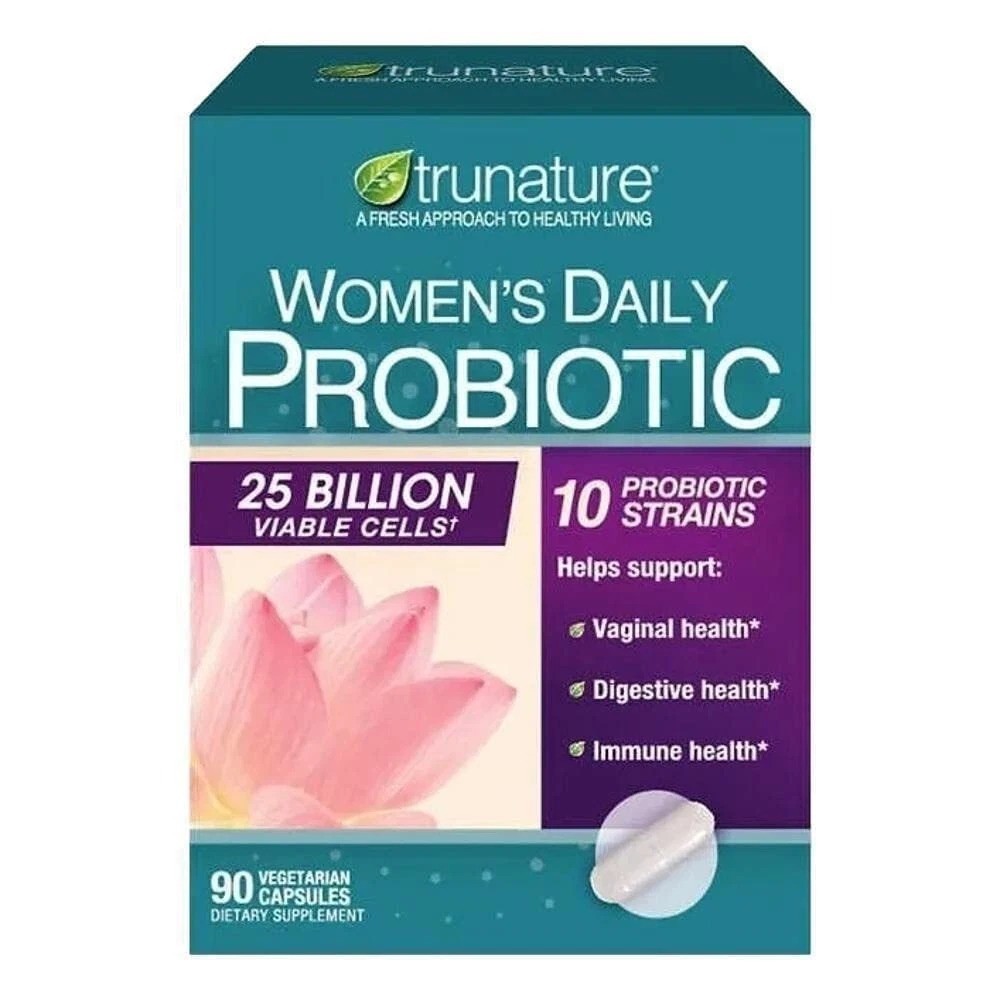 🔥🔥Exp.01/2027 Trunature Women's Daily Probiotic 90 Caps นำเข้า USA