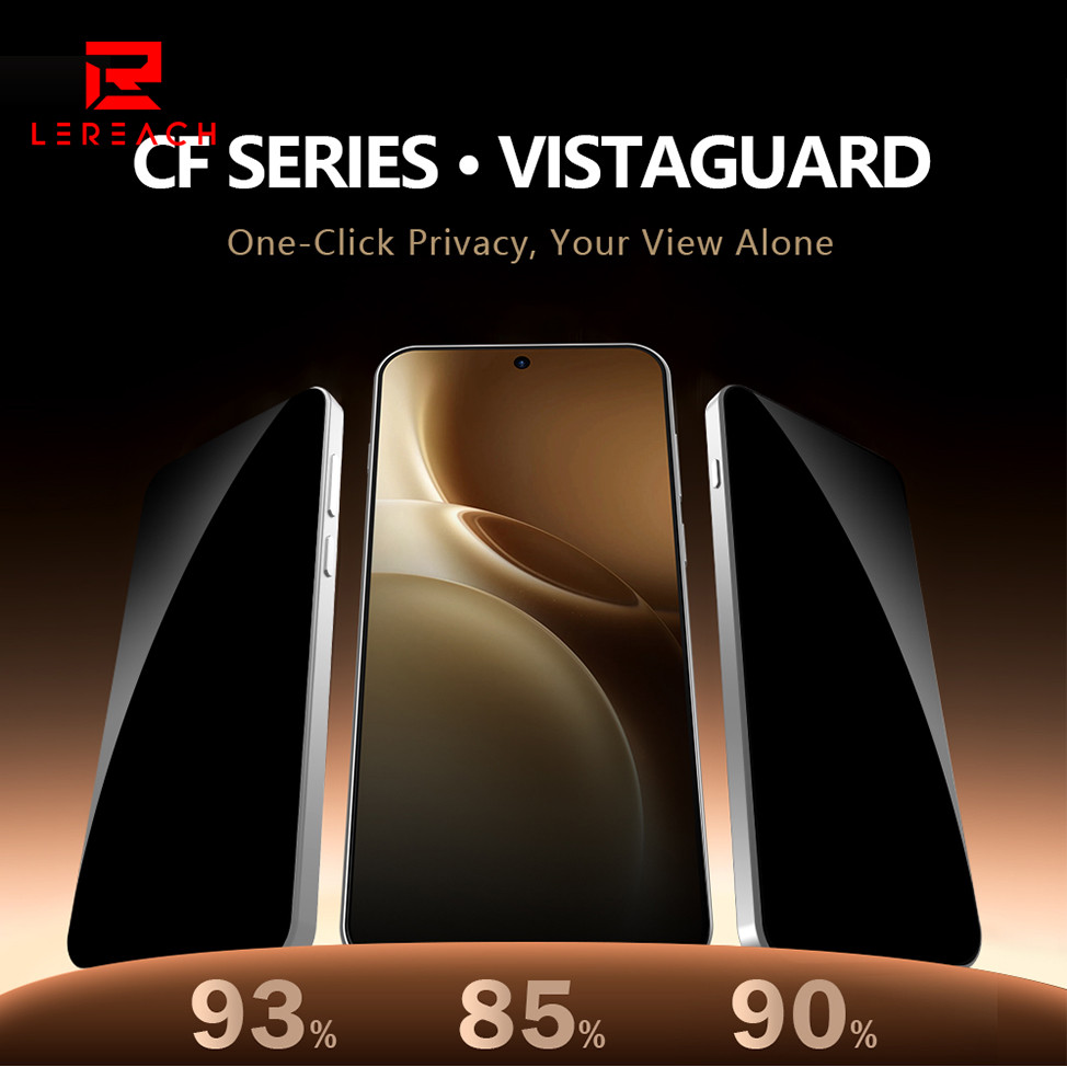 Lereach Anti-Spy HD Glass สําหรับ Vivo X300 Pro X300 หน้าจอป้องกันฝุ่นฟรี chamber ป้องกันความเป็นส่วนตัวป้องกันลายนิ้วมือฟิล์มกระจกนิรภัย