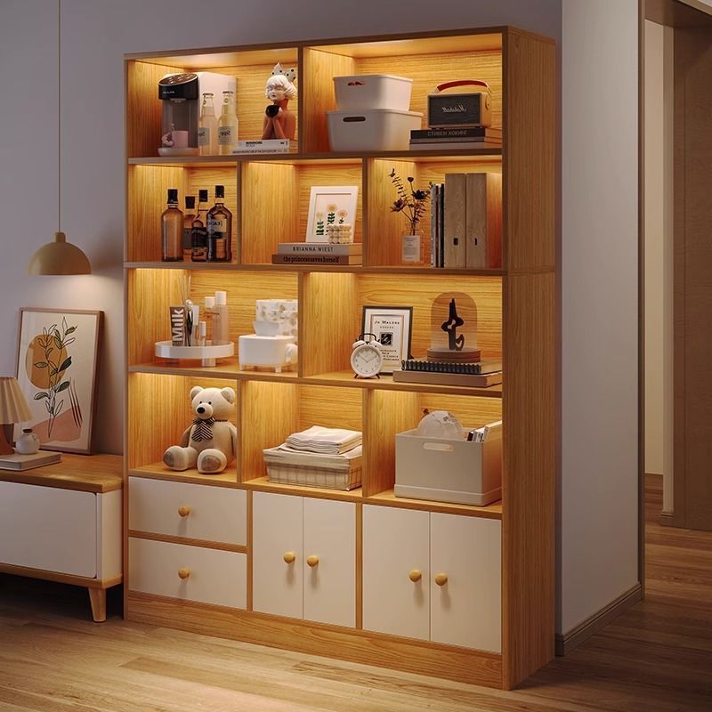ชั้นวางหนังสือ ตู้โชว์ ชั้นวางของ ตู้เก็บของ 180cm ชั้นวางของอเนกประสงค์ ติดตั้งง่ายทนทาน เหมาะสำหรับทุกโอกาส