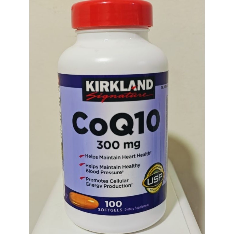 Kirkland Coq10 300มก. 100มก. ซอฟท์เจลโคเอ็นไซม์ q10 ผลิตภัณฑ์เสริมอาหารหัวใจ