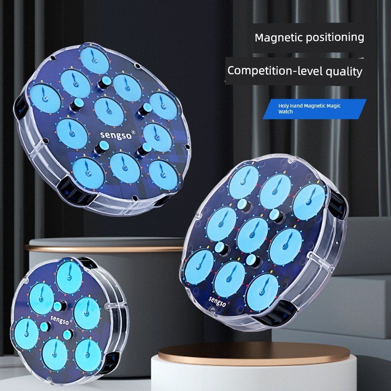 แม่เหล็ก ลูบิค 3x3 รูบิค 3x3 Holy Hand Magnetic Magic Watch Fifth-Order Magnetic Magic Watch Third-O