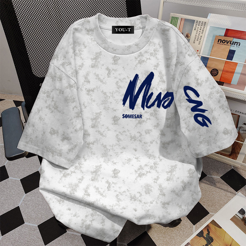 T42.SHOP🌸 ผู้หญิง เสื้อยืด oversize เสื้อฟอก เสื้อสตรีท เกรดพรีเมียม เสื้อคอตตอน ไม่หดตัว ใส่สบาย ลา