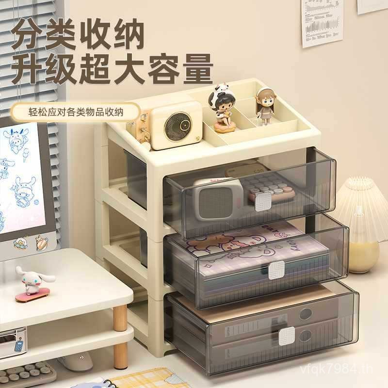 เครื่องสําอางโต๊ะลิ้นชักประเภทสํานักงานจัดเก็บกล่องเก็บจัดระเบียบชั้นวางเครื่องเขียนทํางานตําแหน่งสก