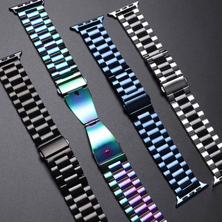 สายรัดสแตนเลสฟิล์มอ่อน for Smartwatch Apple Watch IWatch Ultra SE Series 11 10 9 8 49 46 45 44 42 41 40 38มม