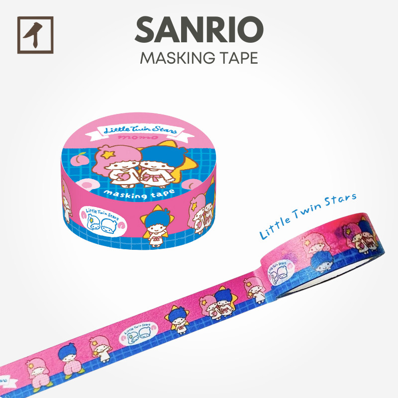 FURUKAWASHIKO Sanrio Characters Fruit Market Masking Tape Little Twin Stars SS61, Japan Diary/ Journ