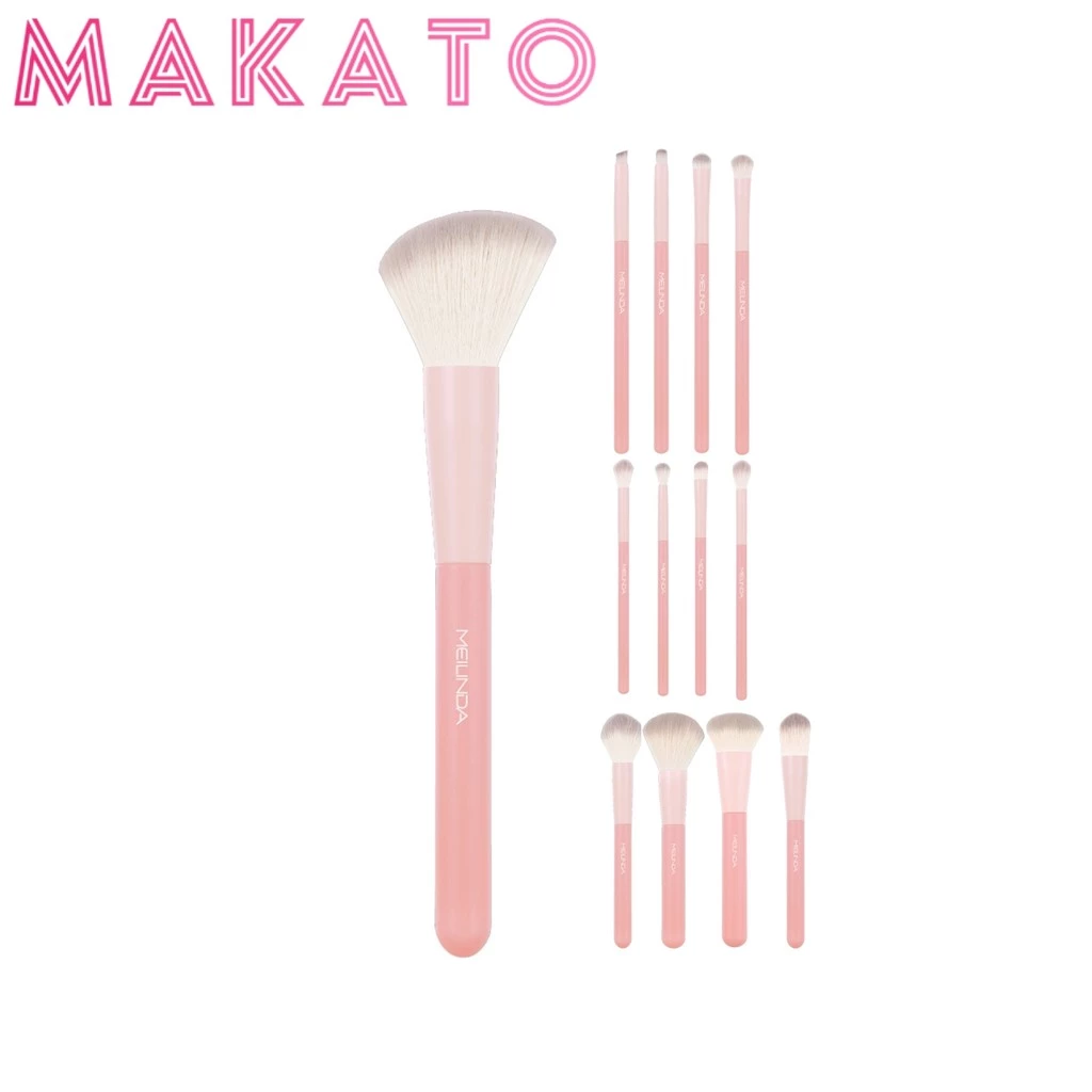 MEILINDA Strawberry Icy Brush เมลินดา แปรงแต่งหน้า ขนนุ่ม ปัดแก้ม ขนนิ่ม ไม่บาดผิว มี 12 เบอร์
