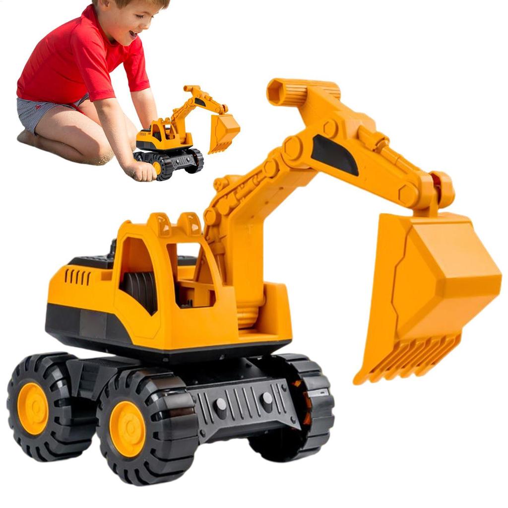 Erty รถบรรทุกก่อสร้างของเล่น Loader Excavator Dump ของเล่น Inertia รถของเล่นสําหรับวันเกิด paca3ph