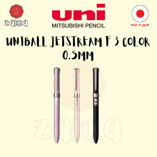 UNIBALL JETSTREAM F3 COLOR BALLPOINT PEN 0.5MM PRODUCT OF JAPAN .