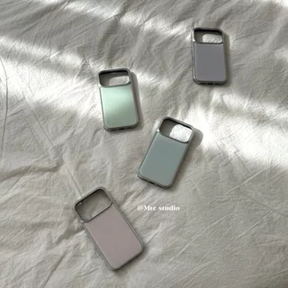 สไตล์เกาหลีIns Ouniสไตล์เดียวกันสีทึบสดเหมาะสําหรับ17pro Apple 17ProMaxเคสโทรศัพท์iPhone16/14สไตล์ใหม่15Promaxป้องกันกรณี13 Shell 16Promaxป้องกันกรณี11/12