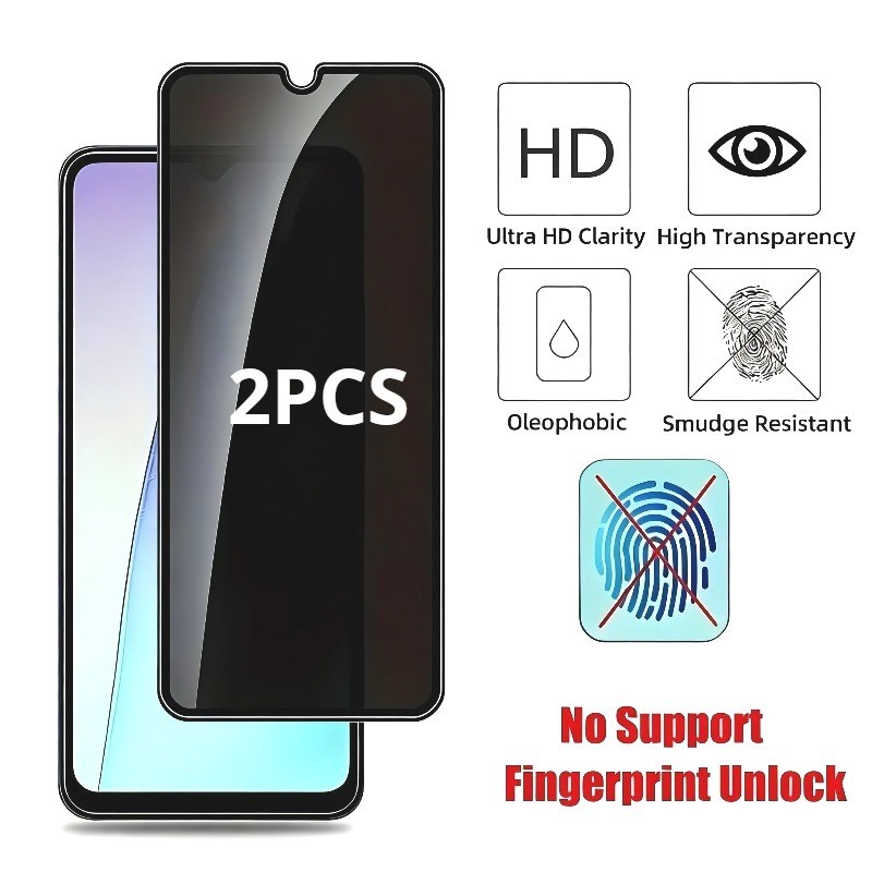 1-2 ชิ้นความเป็นส่วนตัวสีดําขอบกระจกนิรภัยสําหรับ T-Mobile Revvlry + REVVL V + 5G Anti-Shock ป้องกัน