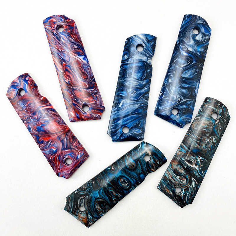 1911 ทําเอง อุปกรณ์เสริมดัดแปลง1911จับไฮบริดเรซิ่นจับยุทธวิธีจับวัสดุจับ