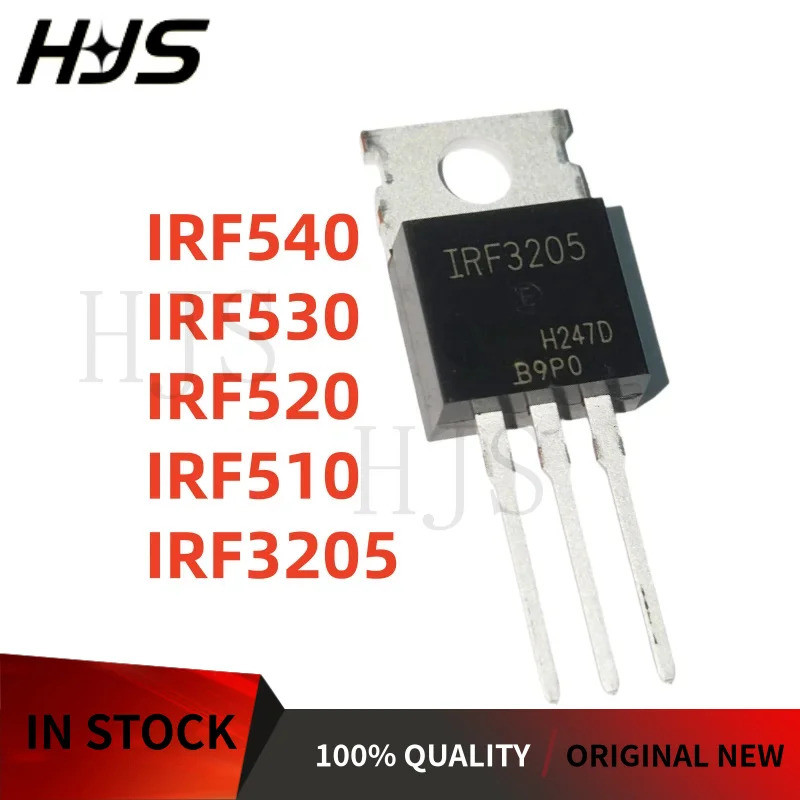 5 ชิ้น IRF510 IRF510N IRF530 IRF530N IRF3205 IRF3205N IRF520 IRF520N IRF540 IRF540 IRF540N ทรานซิสเต