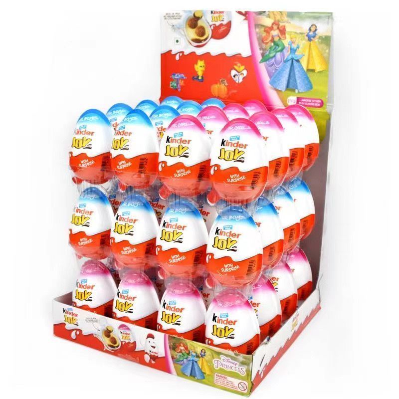 ผลิตในปี 25 พฤศจิกายนนําเข้า Kinder Fun Egg Toy Fun Egg Boys Girls Version Milk Chocolate Surprise E