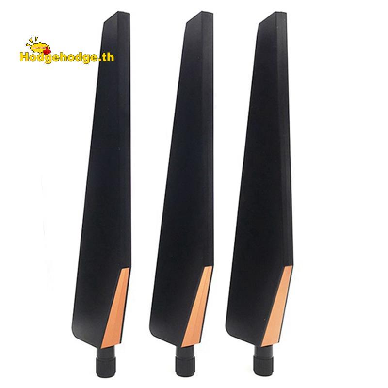 [Hodgeehodge]3 ชิ้นสําหรับ GT-AC5300 เราเตอร์ไร้สายการ์ดเครือข่ายไร้สาย AP เสาอากาศ SMA เสาอากาศรอบท