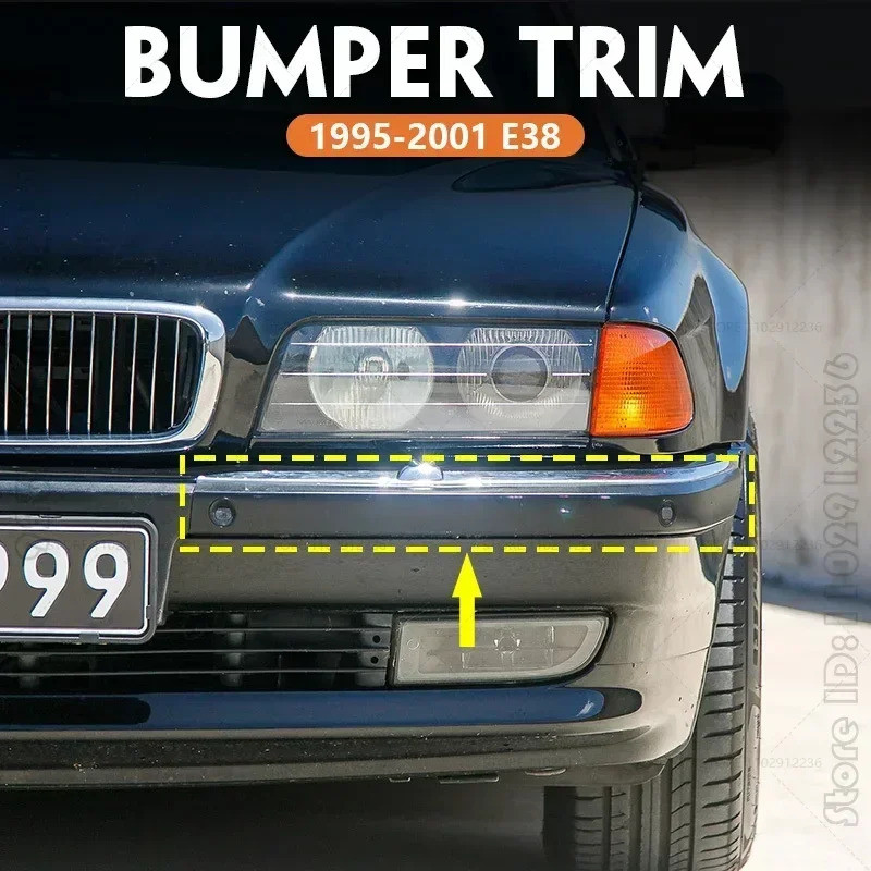 สําหรับ 1995-2001 E38 BMW 740i 740iL 740iLP 750iL 750iLP กันชนหน้า Trim 51118170555 51118125309 5111