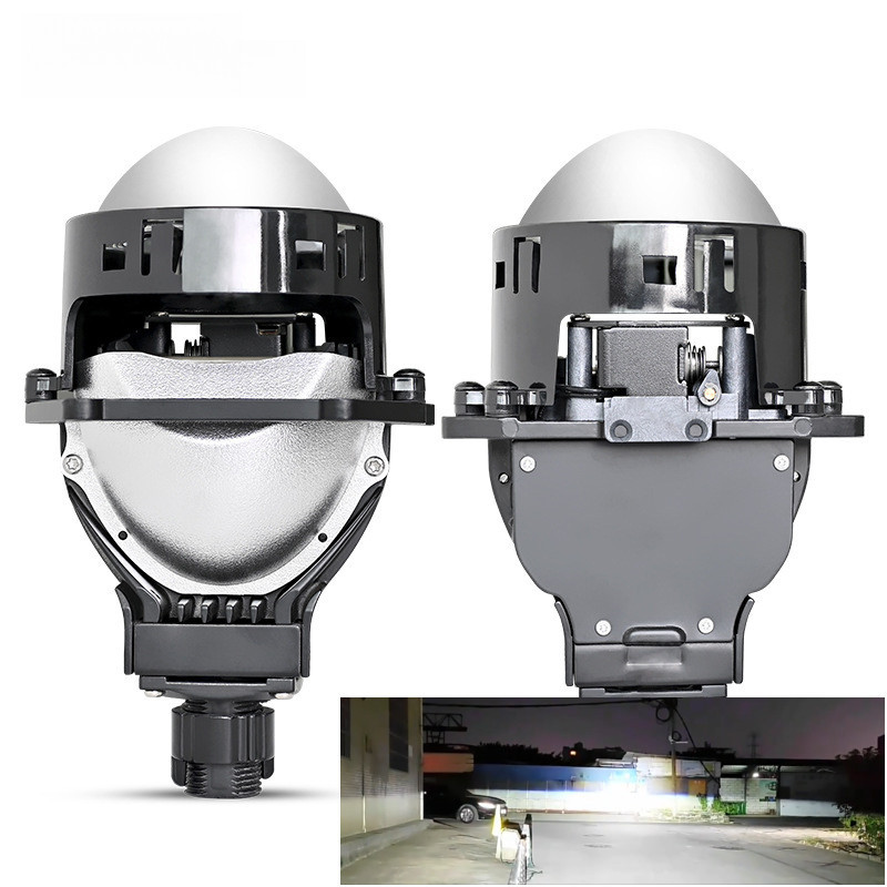 3นิ้ว H4 H7 H11 9005 9006 Bi-LED โปรเจคเตอร์6000K Hella 3R G5หลอดไฟหน้ารถยนต์ชุดติดตั้งชิป LED ไดโอดเทอร์โบ