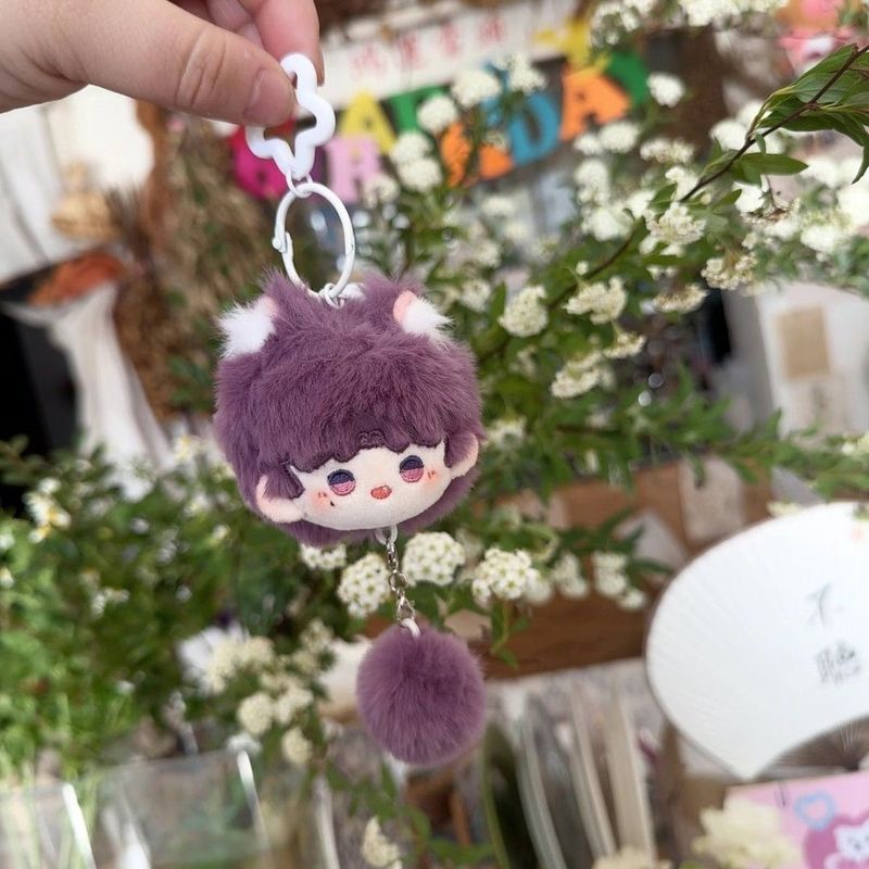 Love and Deepspace/Merchandise Rafayel/Rafayel Deep Star Back Cotton Doll Squeak พวงกุญแจ Dumpling/y