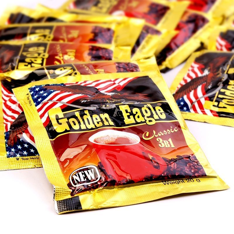 Eagle Casual Strong Package Office Coffee มาเลเซียกาแฟสามในหนึ่งเดียวแบบอิสระพิเศษ