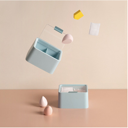 กล่องเก็บของ High-End High-Appearance Simple Channel Double-Layer Cotton Cotton Cotton Storage Box C