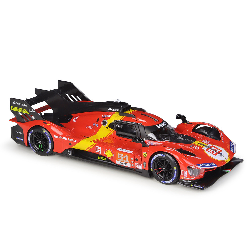1: 18 Le Man 24 ชั่วโมง Endurance Race 2023 Racing Season 499P Racing Car จําลองรถรุ่น