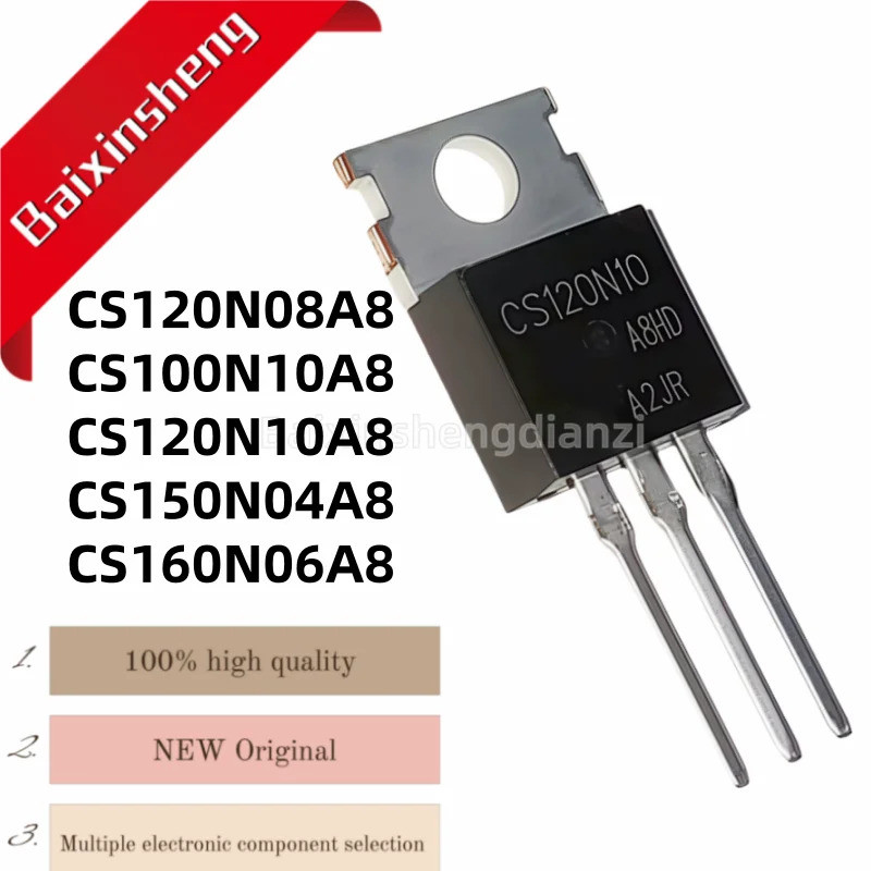 5 ชิ้น CS120N08A8,CS120N08,CS100N10A8,CS100N10,CS120N10A8,CS120N10,CS150N04A8,CS150N04,CS160,CS06,CS