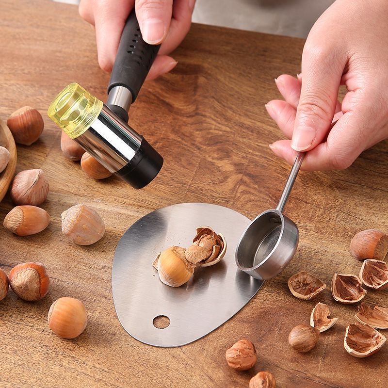 Hot Sale#[2767People Collection]Hazelnut Sheller Stainless Steel Nutcracker Nut Peeler Clip Hazelnut