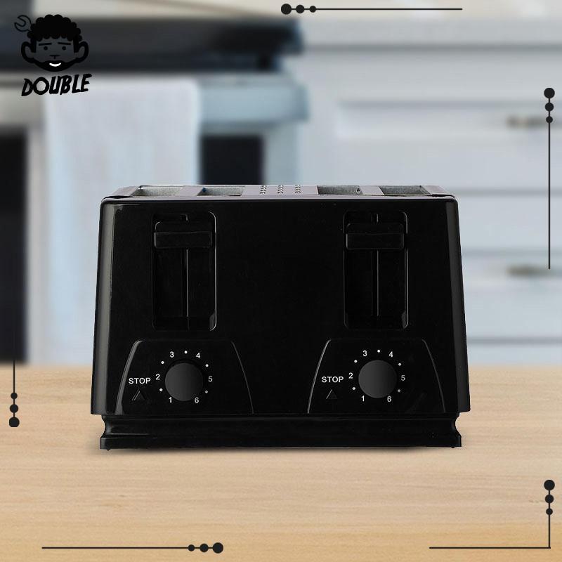 [Tisity] Counter Toaster 4 ชิ้นเครื่องทําขนมปังอัตโนมัติสําหรับแซนวิชวาฟเฟิล Bagels