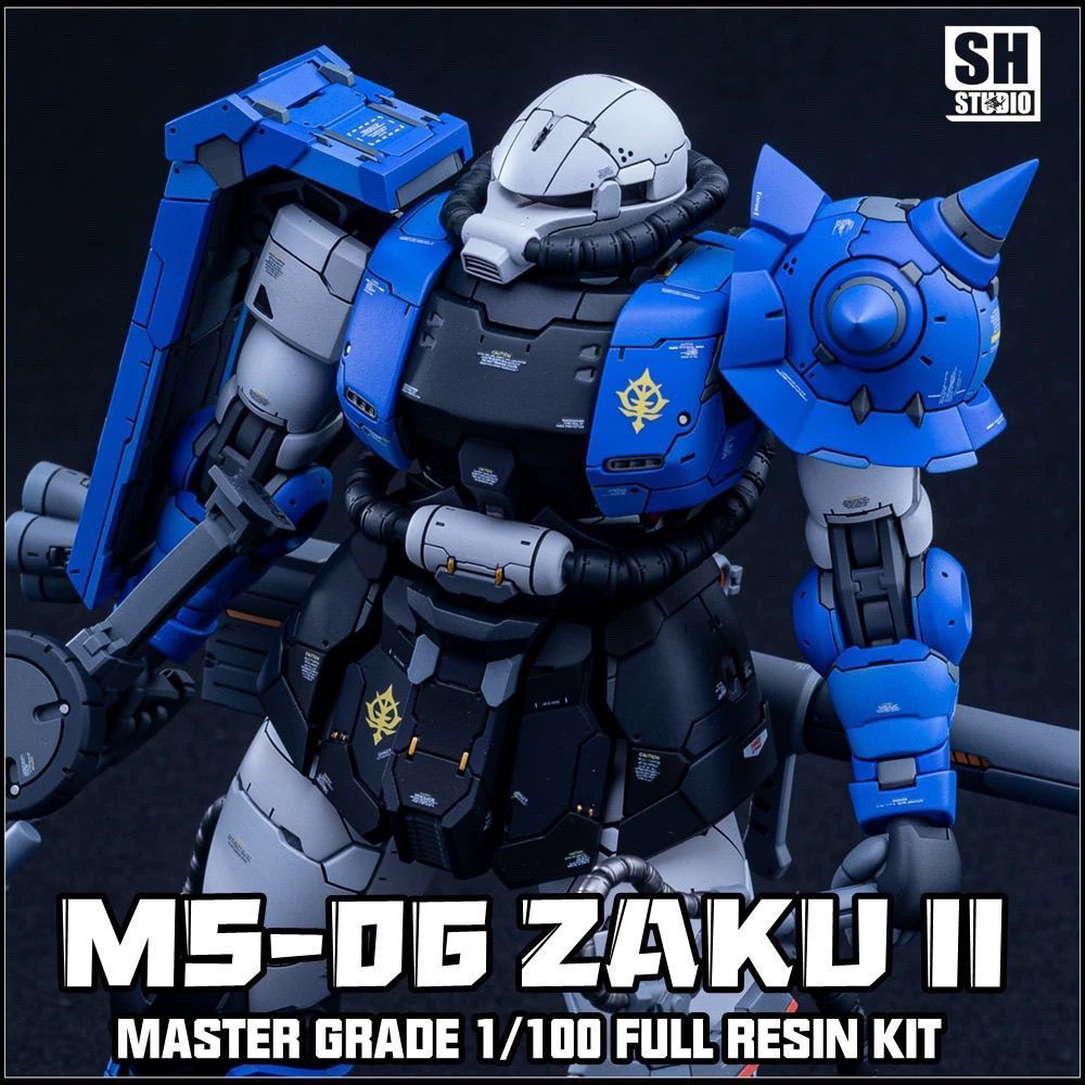SH STUDIO MG 1/100 MS-06 ZAKU II ZAKU II เรซิ่น GK รุ่นโครงกระดูก