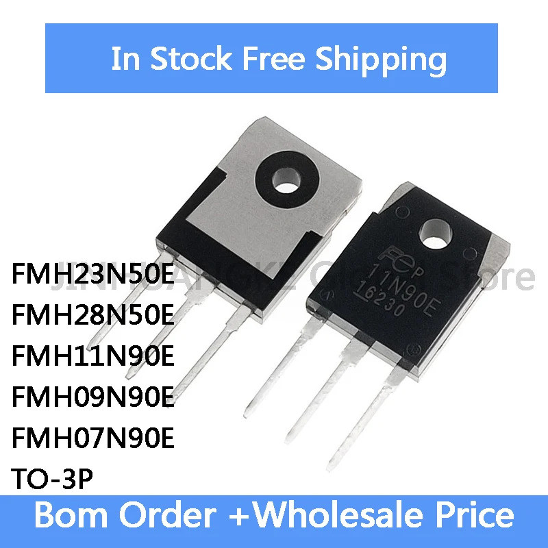 5pcs FMH23N50E TO-3P FMH23N50 23N50E FMH28N50E FMH09N90E FMH07N90E 28N50E 11N90E 09N90E ทรานซิสเตอร์