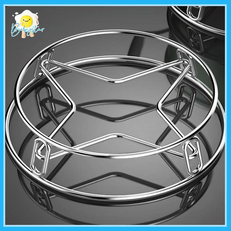 [Inthehot-t] Round Pot Holde Multi-function Place ทนทาน Firmly อุปกรณ์ครัวหม้อและที่วางกระทะแผ่นรองหม้อสแตนเลส [ใหม่]